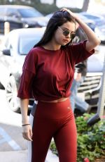 SELENA GOMEZ Heading to a Gym in Los Angeles 12/28/2018