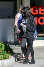 SELENA GOMEZ Leaves Pilates Class in Los Angeles 12/28/2018
