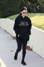 SELENA GOMEZ Out and About in Los Angeles 12/26/2018