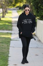 SELENA GOMEZ Out and About in Los Angeles 12/26/2018