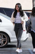 SELENA GOMEZ Out for Lunch in Los Angeles 12/23/2018