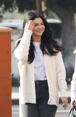 SELENA GOMEZ Out for Lunch in Los Angeles 12/23/2018