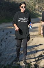SELENA GOMEZ Out Hiking in Los Angeles 12/21/2018