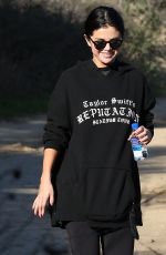 SELENA GOMEZ Out Hiking in Los Angeles 12/21/2018