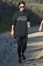 SELENA GOMEZ Out Hiking in Los Angeles 12/21/2018