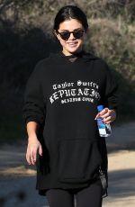 SELENA GOMEZ Out Hiking in Los Angeles 12/21/2018