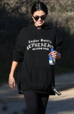 SELENA GOMEZ Out Hiking in Los Angeles 12/21/2018