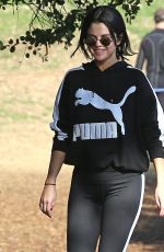 SELENA GOMEZ Out Hiking in Los Angeles 12/24/2018
