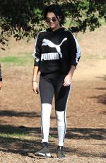 SELENA GOMEZ Out Hiking in Los Angeles 12/24/2018