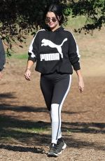 SELENA GOMEZ Out Hiking in Los Angeles 12/24/2018