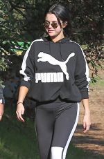 SELENA GOMEZ Out Hiking in Los Angeles 12/24/2018