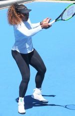 SERENA WILLIAMS at Training Session in Perth 12/30/2018