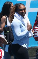SERENA WILLIAMS at Training Session in Perth 12/30/2018