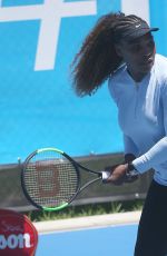SERENA WILLIAMS at Training Session in Perth 12/30/2018
