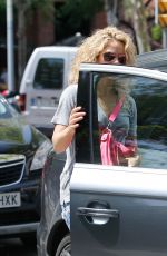 SHAKIRA in Denim Shorts Out in Barcelona 12/17/2018