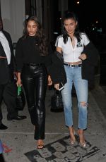 SHANINA SHAIK and NICOLE WILLIAMS Leaves Catch LA in West Hollywood 12/12/2018
