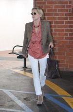 SHARON STONE Out and About in Beverly Hills 12/17/2018