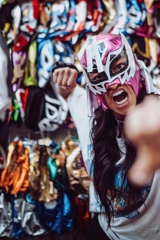 SHAY MITCHELL - Lucha Libre Istagram Pictures