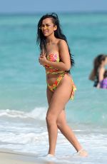 SIAN GABBIDON in Bikini at a Beach in Miami 12/24/2018
