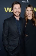 SIBI BLAZIC and Christian Bale at Vice Premiere in Los Angeles 12/11/2018