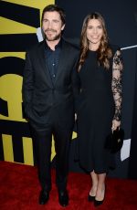 SIBI BLAZIC and Christian Bale at Vice Premiere in Los Angeles 12/11/2018