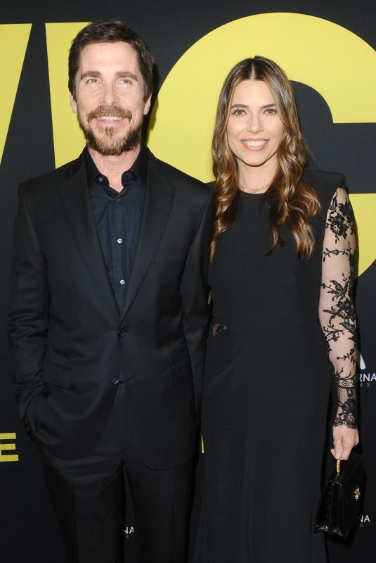 SIBI BLAZIC and Christian Bale at Vice Premiere in Los Angeles 12/11/2018