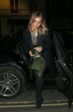 SIENNA MILLER at Chiltern Firehouse in London 12/19/2018
