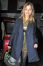 SIENNA MILLER at Chiltern Firehouse in London 12/19/2018
