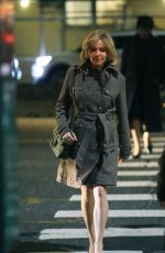 SIENNA MILLER on the Set of The Loudest Voice in the Room in New York 12/07/2018