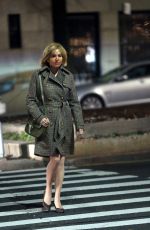 SIENNA MILLER on the Set of The Loudest Voice in the Room in New York 12/07/2018