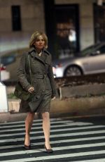 SIENNA MILLER on the Set of The Loudest Voice in the Room in New York 12/07/2018