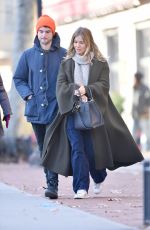 SIENNA MILLER Out and About in New York 12/05/2018