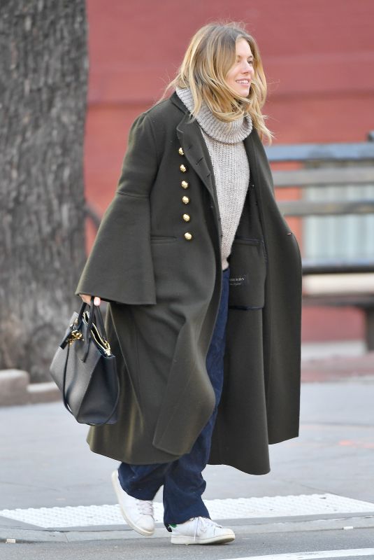 SIENNA MILLER Out and About in New York 12/05/2018