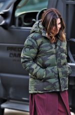 SOPHIA BUSH on the Set of Surveillance 11/30/2018