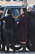SOPHIA BUSH on the Set of Surveillance in Vancouver 12/03/2018