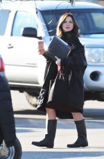 SOPHIA BUSH on the Set of Surveillance in Vancouver 12/03/2018