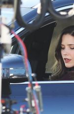 SOPHIA BUSH on the Set of Surveillance in Vancouver 12/03/2018