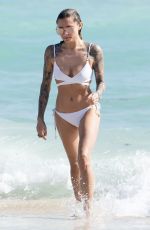 SOPHIA THOMALLA in Bikini at a Beach in Miami 12/30/2018
