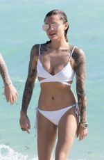 SOPHIA THOMALLA in Bikini at a Beach in Miami 12/30/2018
