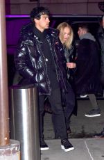 SOPHIE TURNER and Joe Jonas Arrives to Knicks Game in New York 12/17/2018