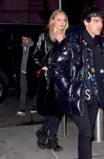 SOPHIE TURNER and Joe Jonas Arrives to Knicks Game in New York 12/17/2018