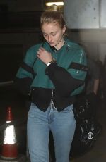 SOPHIE TURNER and Joe Jonas at Delaunay Restaurant in London 12/22/2018