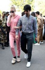 SOPHIE TURNER and Joe Jonas at Jodhpur Airport in India 12/03/2018