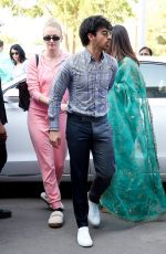 SOPHIE TURNER and Joe Jonas at Jodhpur Airport in India 12/03/2018