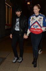 SOPHIE TURNER and JOE JONAS at Sketch Restaurant in London 12/28/2018