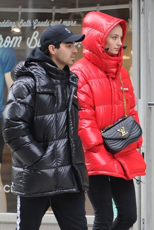 SOPHIE TURNER and Joe Jonas Out in New York 12/10/2018