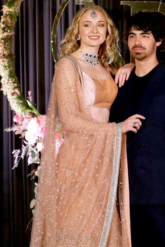 SOPHIE TURNER at Priyanka Chopra and Nick Jonas Wedding Reception in India 12/04/2018
