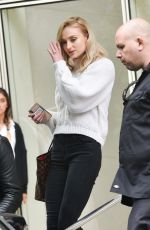 SOPHIE TURNER Leaves Her Hotel in Sao Paulo 12/08/2018