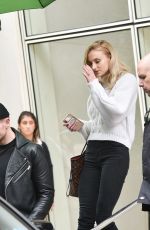 SOPHIE TURNER Leaves Her Hotel in Sao Paulo 12/08/2018