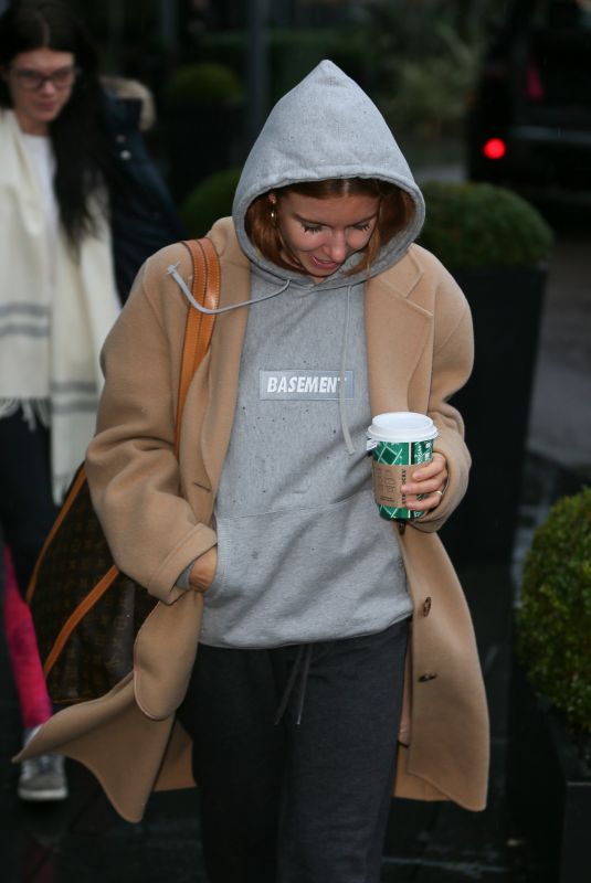 STACEY DOOLEY Leaves Her Hotel in London 12/01/2018